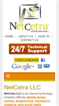 Mobile Screenshot of netcetra.com